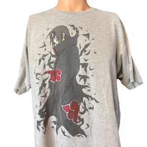 Naruto Shippuden Shirt Mens Gray Anime Japan 2002 Ripple Junction Size XL
